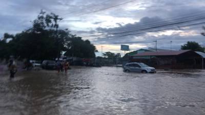 Las lluvias seguirán hasta el domingo.