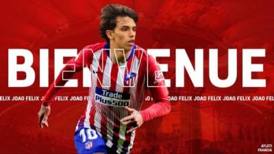 Joao Félix ha sido anunciado como nuevo fichaje del Atlético de Madrid.