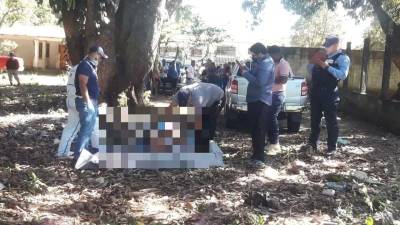 El crimen se registró en la comunidad de El Pino, jurisdicción del municipio de El Porvenir.