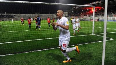 El polémico juego se realizó el 11 de noviembre del 2016 entre Libia y Túnez por la clasificación a Rusia 2018. Foto AFP