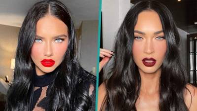 La modelo Adriana Lima y la actriz Megan Fox tienen un gran parecido.