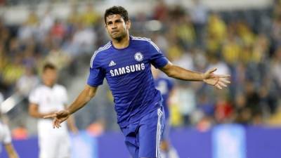 Diego Costa, máximo anotador esta temporada en el Chelsea, no podrá disputar el duelo ante el Manchester United.