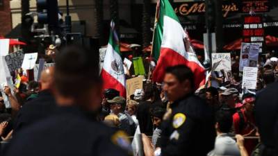 Las númerosas protestas contra las políticas de Trump en Estados Unidos, se extienden también a México.
