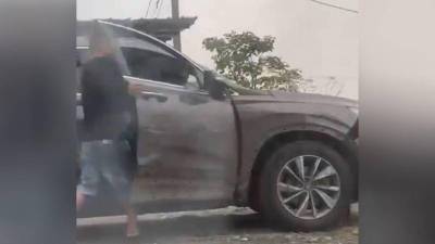 Captura de pantalla del momento del incidente en Buena Fe, Ecuador.