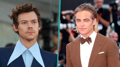 El cantante Harry Styles y el actor Chris Pine.