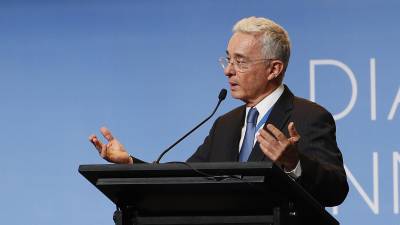 Álvaro Uribe, expresidente de Colombia. Foto: EFE