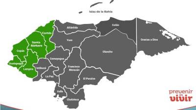 Honduras amplia la alerta verde a cinco departamentos por las lluvias
