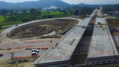 Una de las obras cumbres es el intercambiador del norte que se culminará en 2017. Foto: Yoseph Amaya