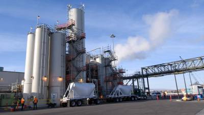 La planta, propiedad del Departamento de Energía de EE.UU., dejó de producir armas nucleares al final de la Guerra Fría. Foto: Sitio de Hanford