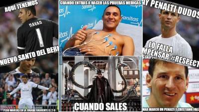 Como es habitual, las redes sociales reaccionaron con humor a la victoria por goleada del Real Madrid sobre el Sevilla. Keylor Navas y Cristiano Ronaldo arrasan en los memes.