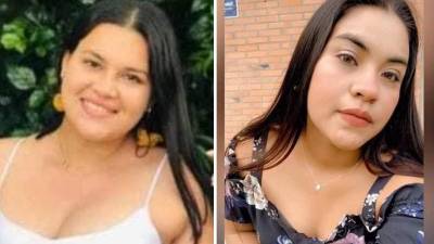 Fotografías de las dos féminas asesinadas en Catacamas, Olancho.
