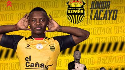 Real España anunció la continuidad de Júnior Lacayo.