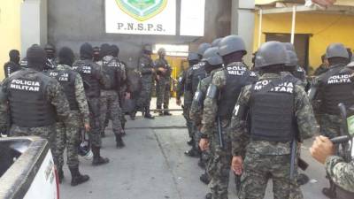 El operativo inició a eso de las 7:00 am.