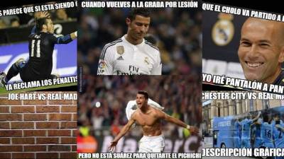 El empate sin goles entre Manchester City y Real Madrid en la ida de semifinales de la UEFA Champions League ha generado muchos memes en las redes sociales. La baja de Cristiano Ronaldo también ganó protagonismo.