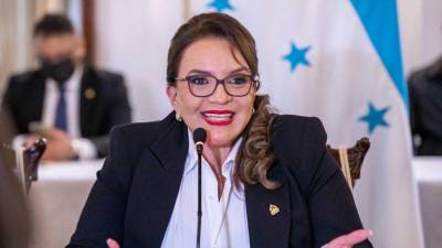 La presidente de Honduras, Xiomara Casrtro.