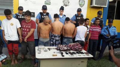 Entre los detenidos hay tres menores de edad, sin embargo, los relacionan con varios delitos.