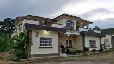 Una de las viviendas allanadas durante la operación Dinastía.