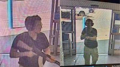 TOPSHOT - This CCTV image obtained by KTSM 9 news channel shows the gunman identified as Patrick Crusius, 21 years old, as he enters the Cielo Vista Walmart store in El Paso on august 3, 2019. - A gunman armed with an assault rifle opened fire on shoppers at a packed Walmart store, reportedly killing at least 15 people in the latest mass shooting in the United States. Although the exact scale of the tragedy in El Paso, Texas, was not yet known, television networks put the numbers of dead at between 15 and 20 while medics reported treating dozens of victims. (Photo by Courtesy of KTSM 9 / KTSM 9 news Channel / AFP) / RESTRICTED TO EDITORIAL USE - MANDATORY CREDIT 'AFP PHOTO / Courtesy of KTSM 9 News Channel' - NO MARKETING - NO ADVERTISING CAMPAIGNS - DISTRIBUTED AS A SERVICE TO CLIENTS