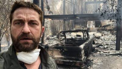El actor estadounidense Gerard Butler informó este domingo que su hogar fue uno de los miles de edificios devorados por las llamas del incendio Woolsey en Malibu, California.