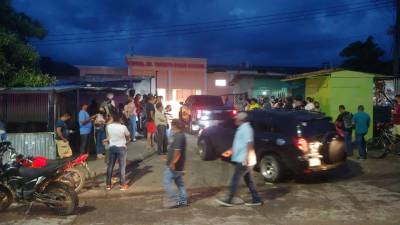 Los afectados fueron trasladados hacia el hospital de Comayagua.