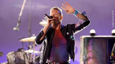 Chris Martin, vocalista de la banda Coldplay.