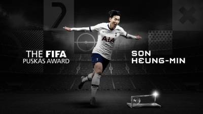 Heung-min Son ganó el Premio Puskas al mejor gol de 2020.