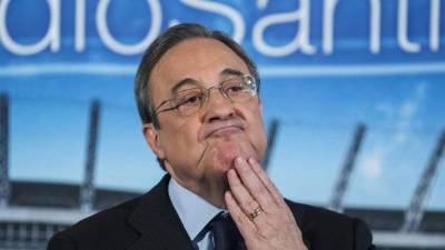 Florentino Pérez, presidente del Real Madrid. FOTO EFE.