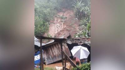 El deslizamiento ocurrió en la aldea Lomas del Águila, municipio de Gualala, Santa Bárbara.