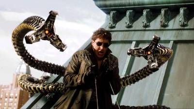 Alfred Molina en su personaje de Doctor Octopus en 'Spider-Man 2'.