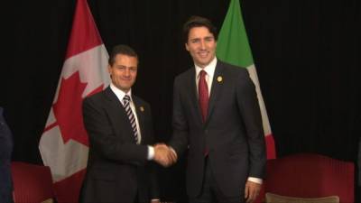 México y Canadá comparten diálogos y compromisos constantes.Foto.AFP