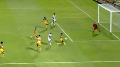 Copa Centroamericana: El primer gol de Michaell Chirinos con el Saprissa