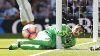Navas fue una de las figuras en el derbi de Madrid. Foto MARCA.