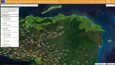 Imagen del satélite <b>Sentinel-1</b>.