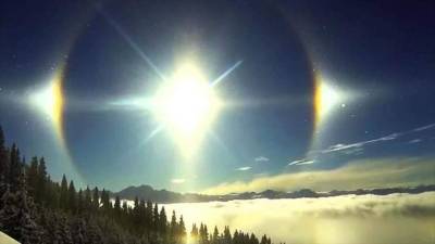 Imagen del fenómeno observado en China.