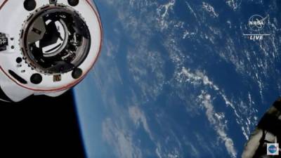 La cápsula Crew Dragon Endeavour de SpaceX trasladó a cuatro astronautas a la Estación Espacial Internacional./AFP.