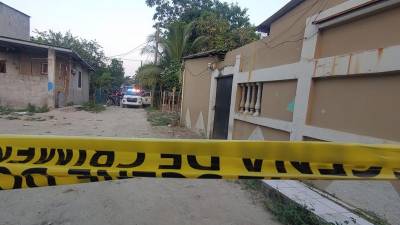 Los hombres muertos quedaron dentro de la cuartería.