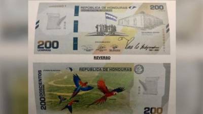 El diseño del nuevo billete de 200 lempiras aún está en proceso de licitación.
