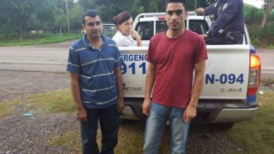 Foto de los detenidos en la zona sur de Honduras.