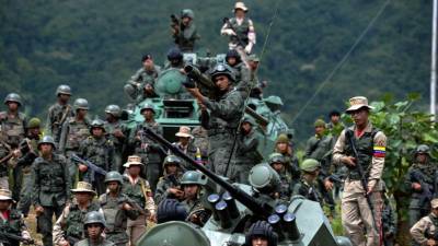 El Grupo de Lima alertó que el Gobierno de Maduro militarizó la frontera con Colombia./Foto archivo AFP.