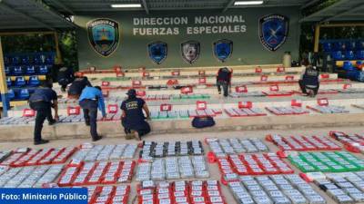 La mayor parte de la cocaína es incautada en el departamento de Colón, epicentro del narcotráfico en el país.