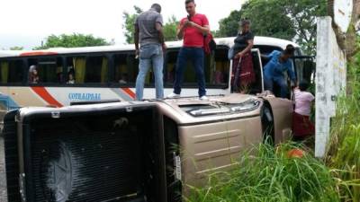Accidente en el Caribe de Honduras.