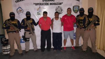 Los detenidos responden a Juan Carlos Rodríguez Cálix, Oscar Daniel Rodríguez Cálix, José Eleazar Rodríguez Rivera y Angel Jonathan Amaya Molina.