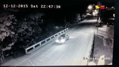 Toma de una de las cámaras instaladas.