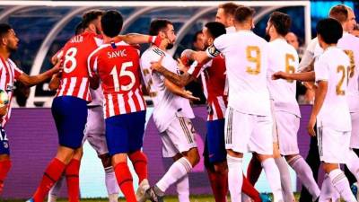En agosto del 2019, el Atlético de Madrid goleó 7-3 al Real Madrid.