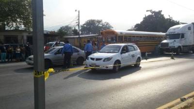 El taxista fue asesinado en el bulevar del este.
