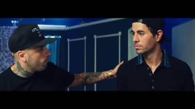 Nicky Jam con Enrique Iglesias.