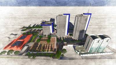 Así lucirá el Centró Cívico Gubernamental.