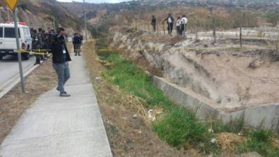 Escena del crimen en Tegucigalpa. Foto referencial.