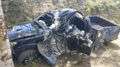 Aparatoso accidente deja 7 personas heridas en Olanchito