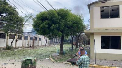 Varias personas resultaron heridas tras la explosión de un carro bomba en Cúcuta./Twitter.